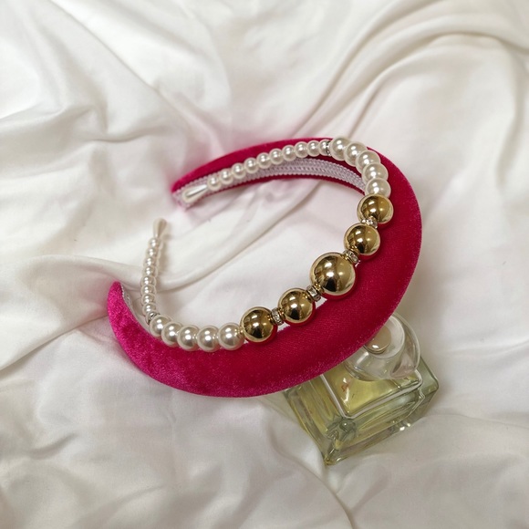 NEW Crown Headband Pearls - Picture 3 of 3